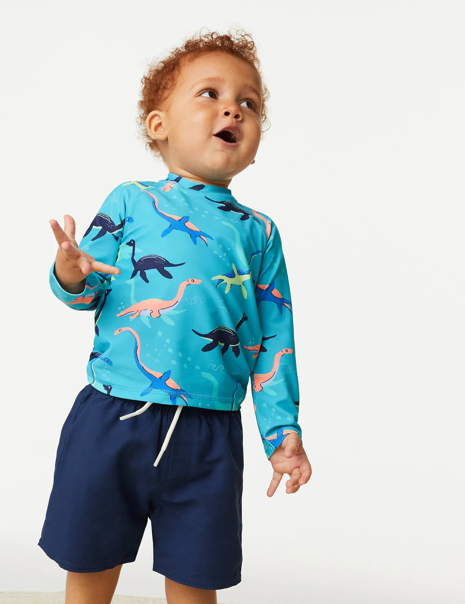 2pc Dinosaur Swim Outfit