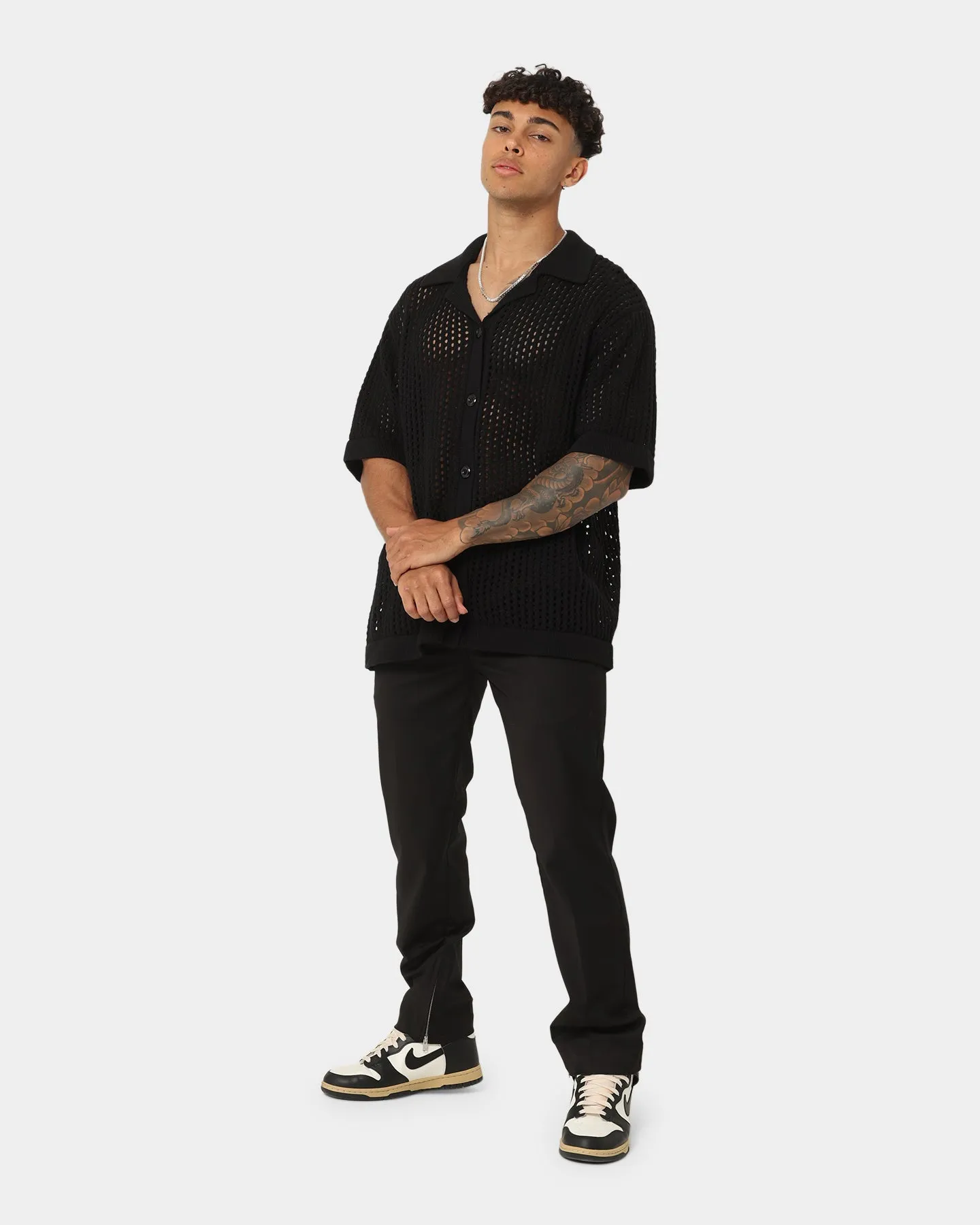 404 Coastal Button Up Black