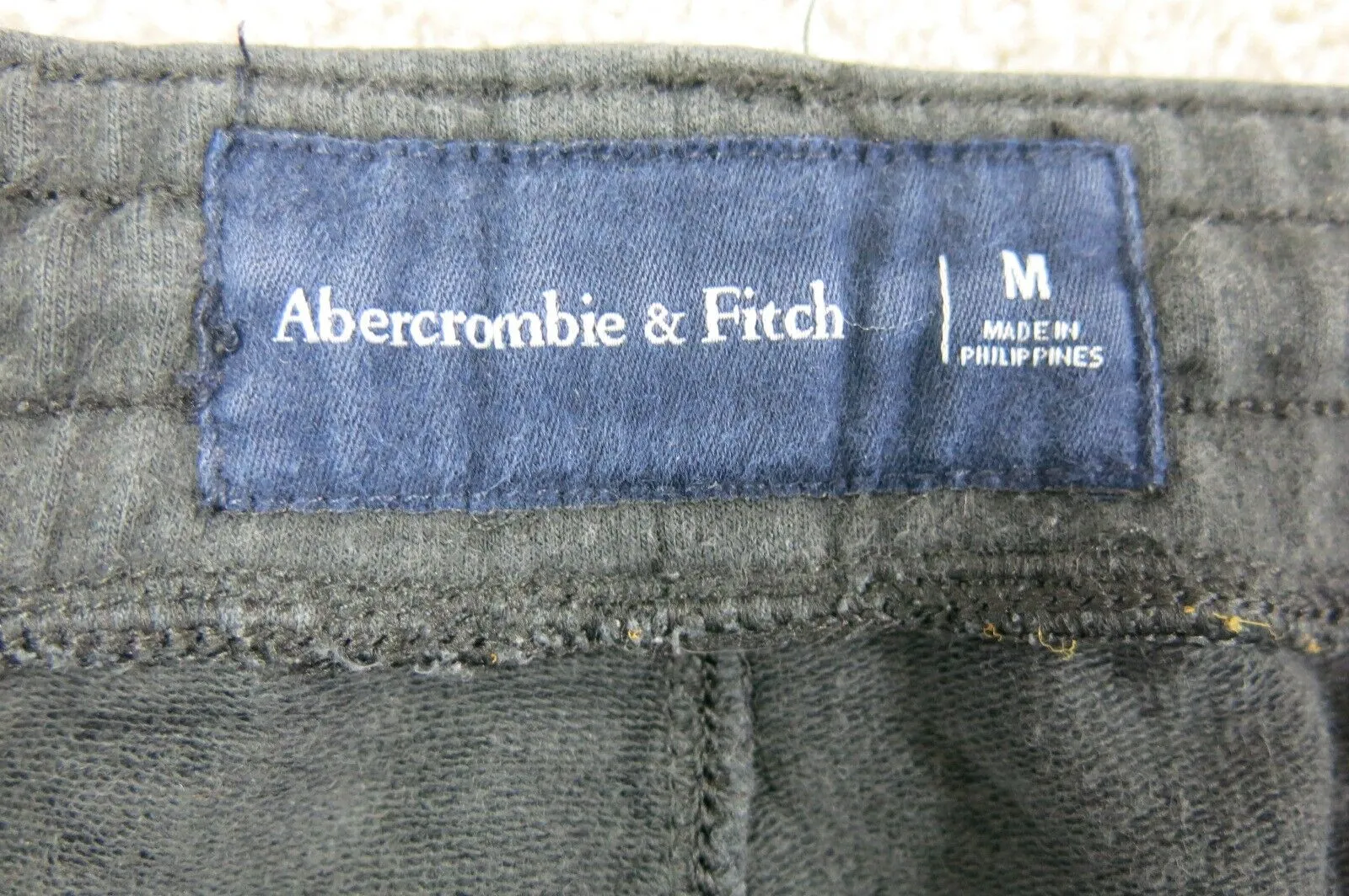 Abercrombie & Fitch Shorts Mens M Black Casual Outdoors Sweat Pants Preppy