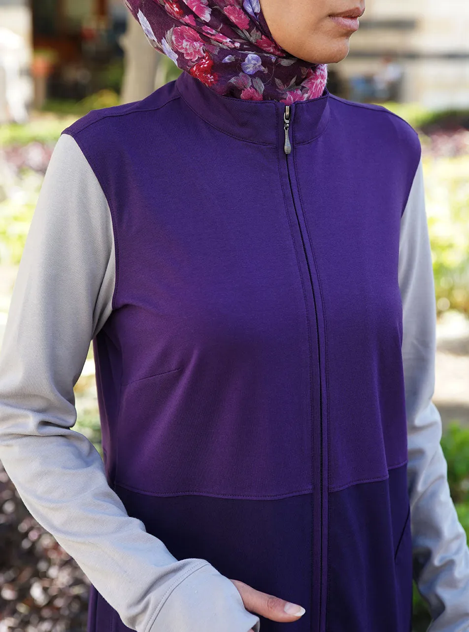 Active Zipped Opening Tunic