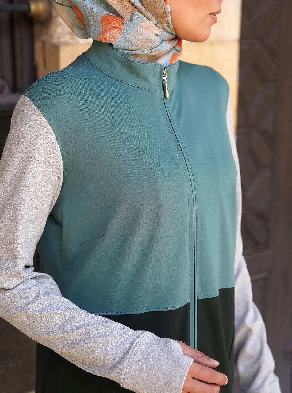 Active Zipped Opening Tunic