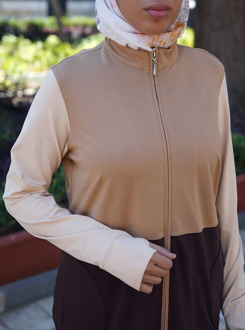 Active Zipped Opening Tunic