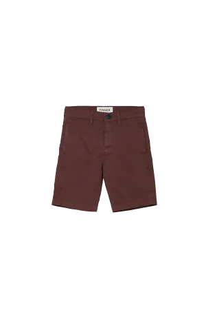 ALLEN Dark Plum - Chino Fit Bermuda Shorts