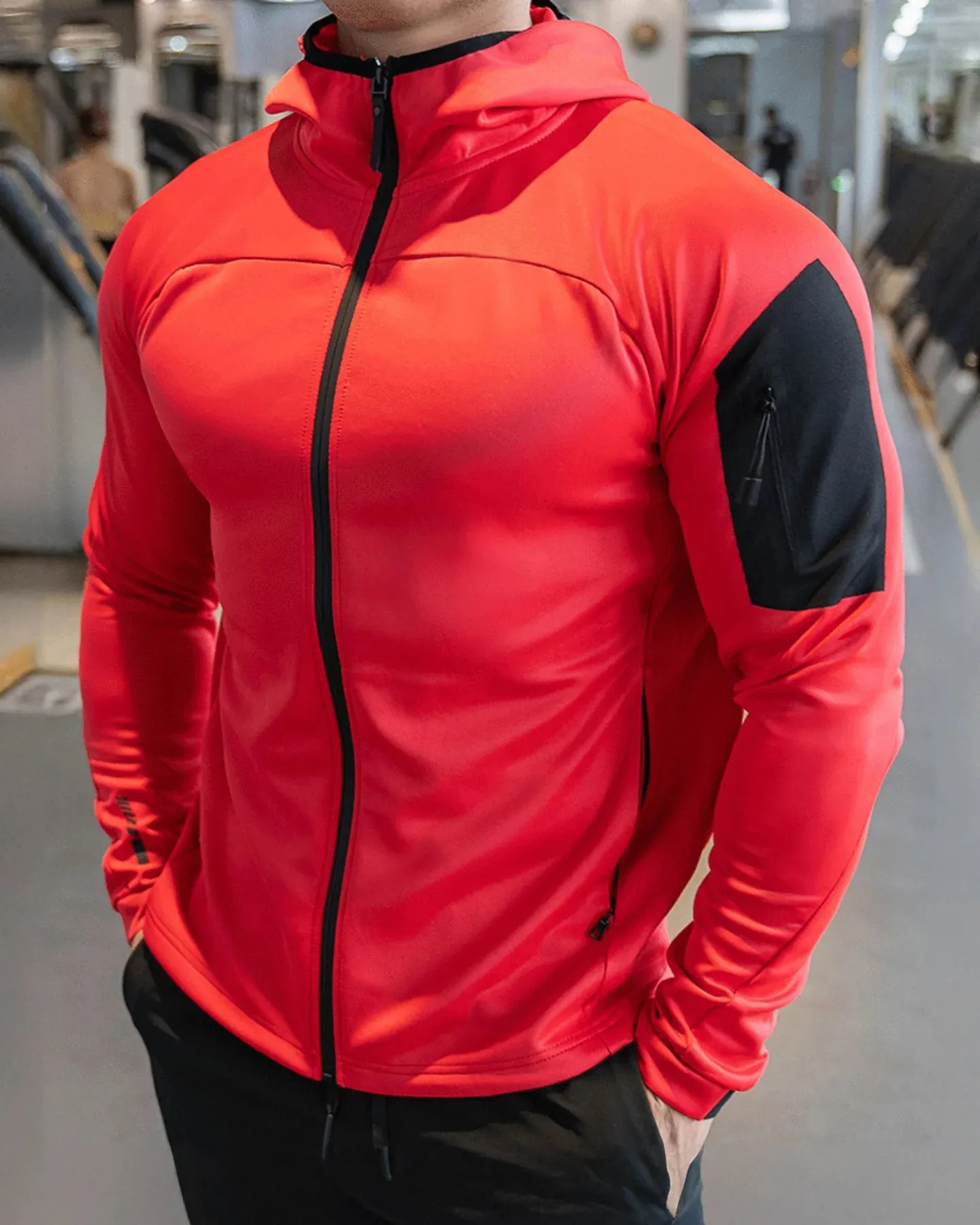 Arm Pocket Performance Hooded Jacket