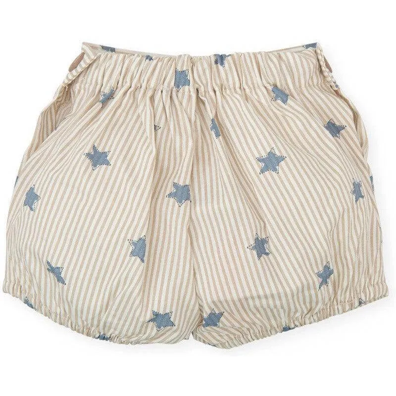 Baby Boys Striped Star Shorts