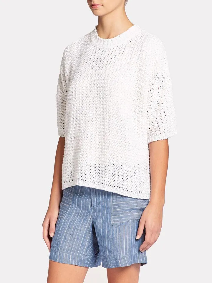 BROCHU WALKER - Soleil Tee in Salt White