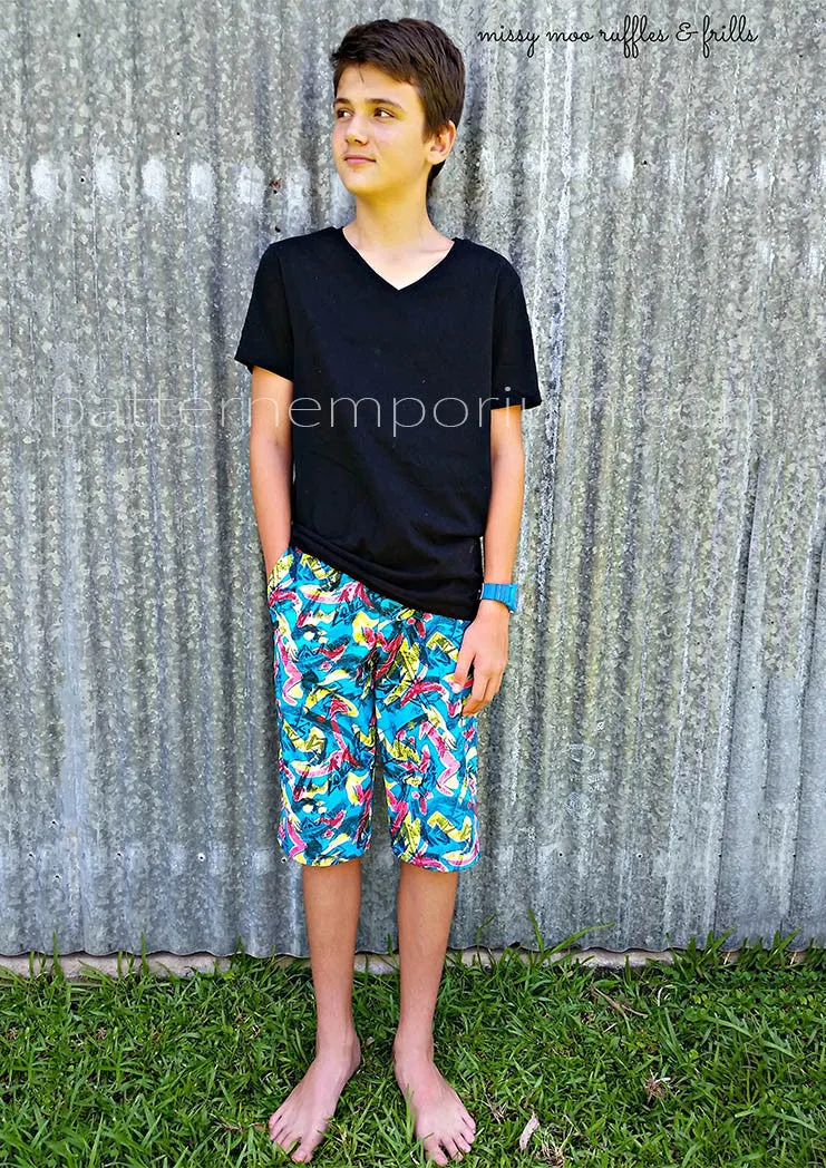 Busy Boys | Shorts Sewing Pattern