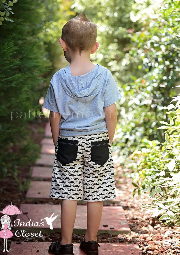 Busy Boys | Shorts Sewing Pattern