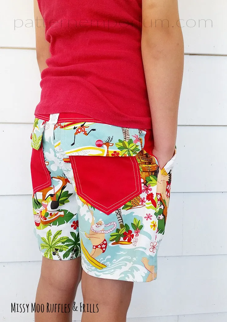 Busy Boys | Shorts Sewing Pattern