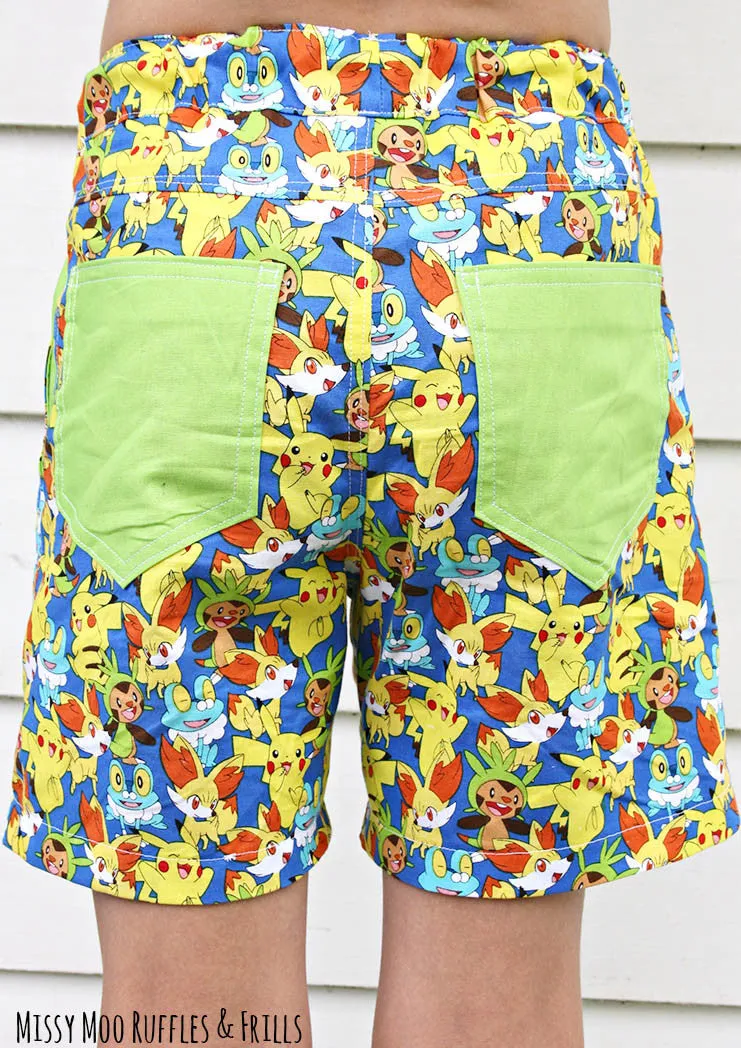 Busy Boys | Shorts Sewing Pattern