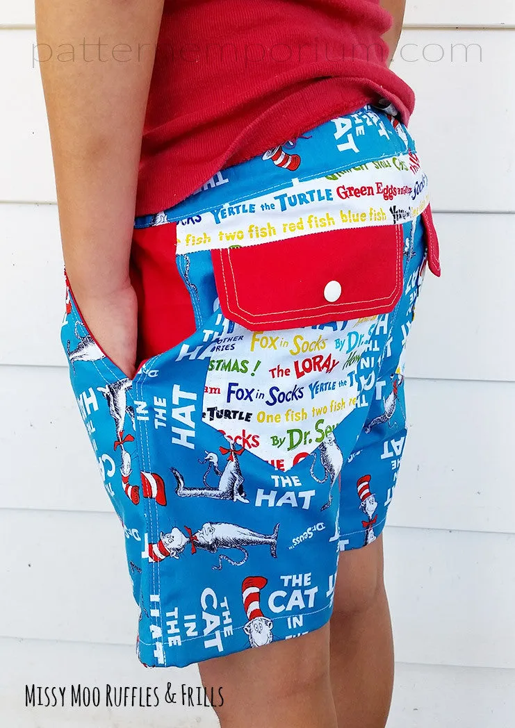 Busy Boys | Shorts Sewing Pattern