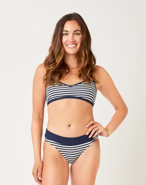 Carve Designs Stinson Bottom-Navy/Stripe