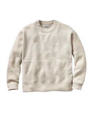 Cove Recycled Knitted Jumper in Off White