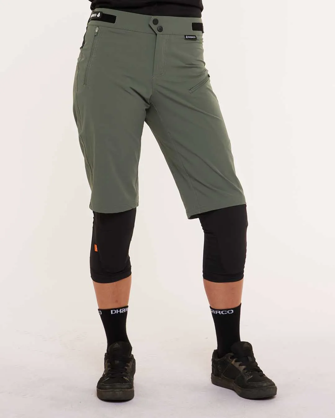 Dharco Womens Gravity Shorts | Gorilla Green