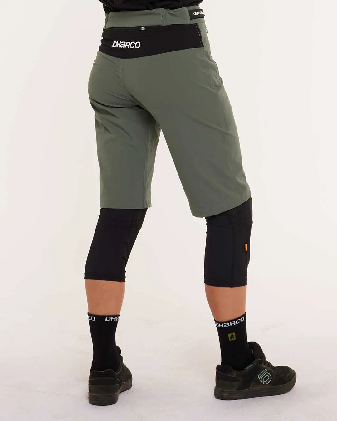 Dharco Womens Gravity Shorts | Gorilla Green