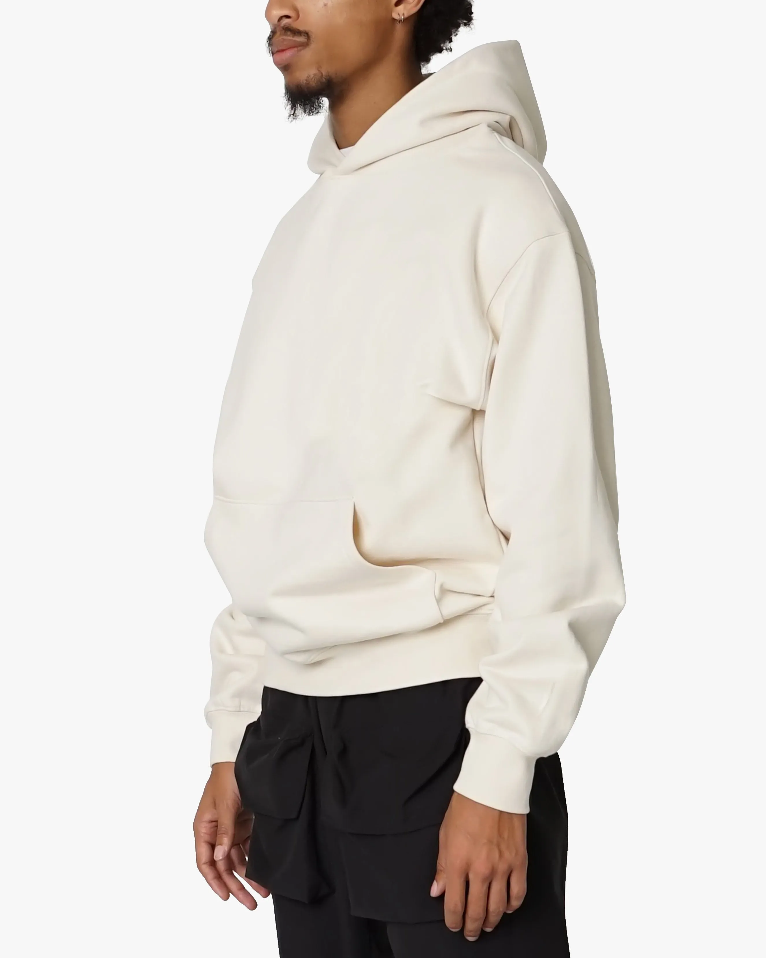 EPTM BIG N TALL PERFECT BOXY HOODIE-CREAM