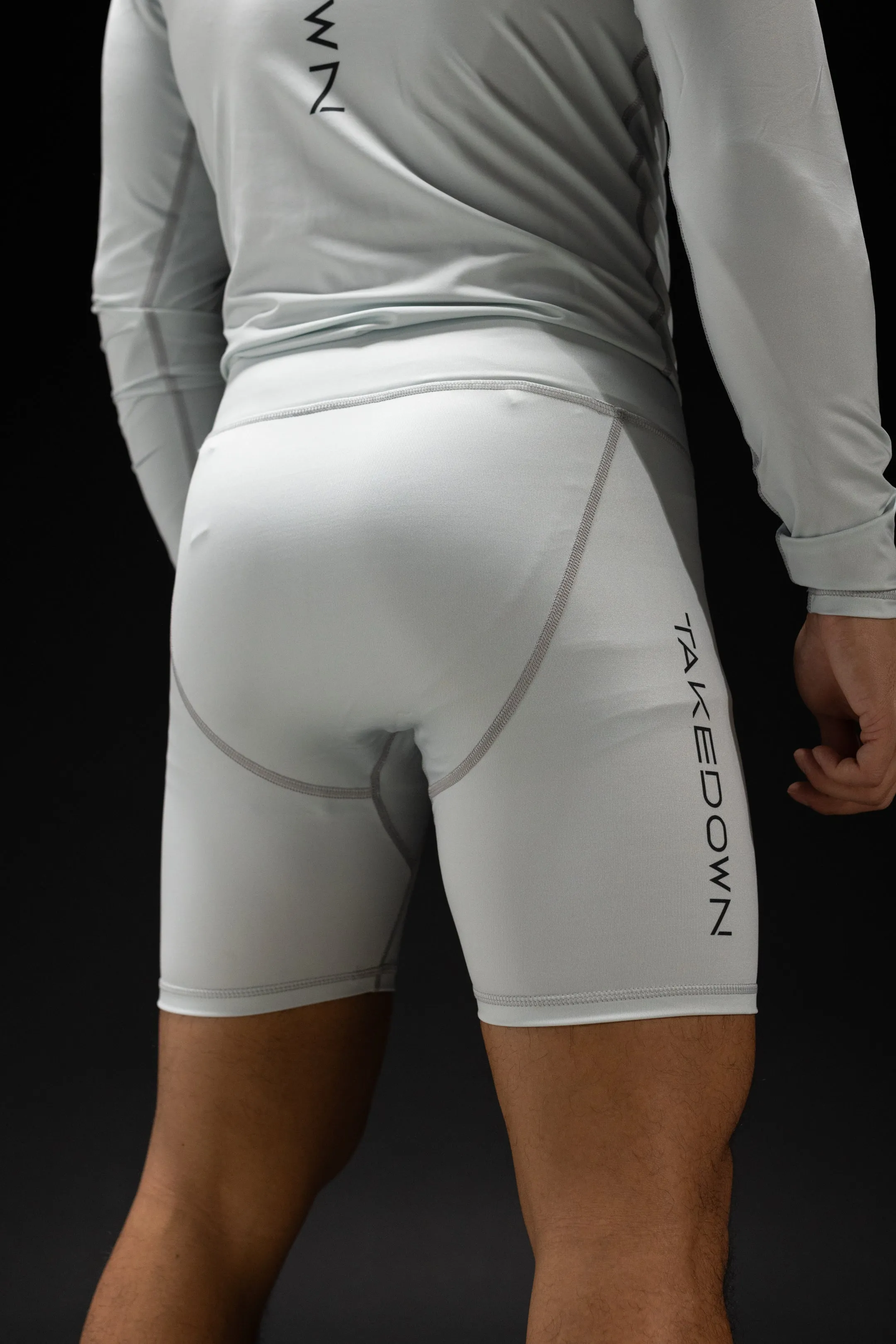 Essential Compression Shorts - Silver