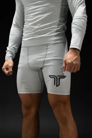 Essential Compression Shorts - Silver