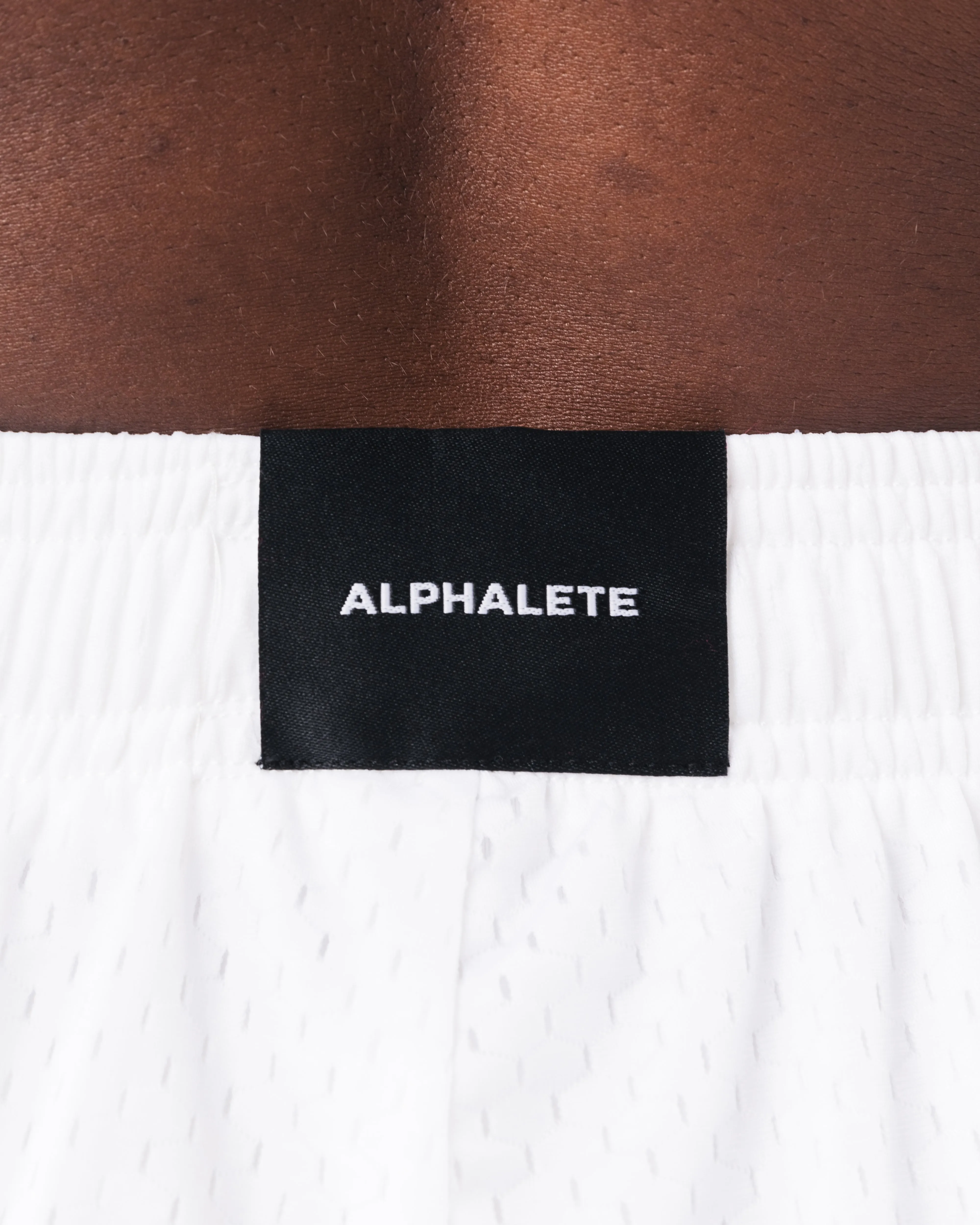 Essential Mesh Short - White