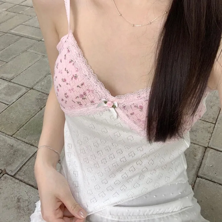 Floral Crop Camisole