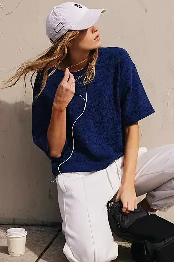 Free People Inspire Textured Tee