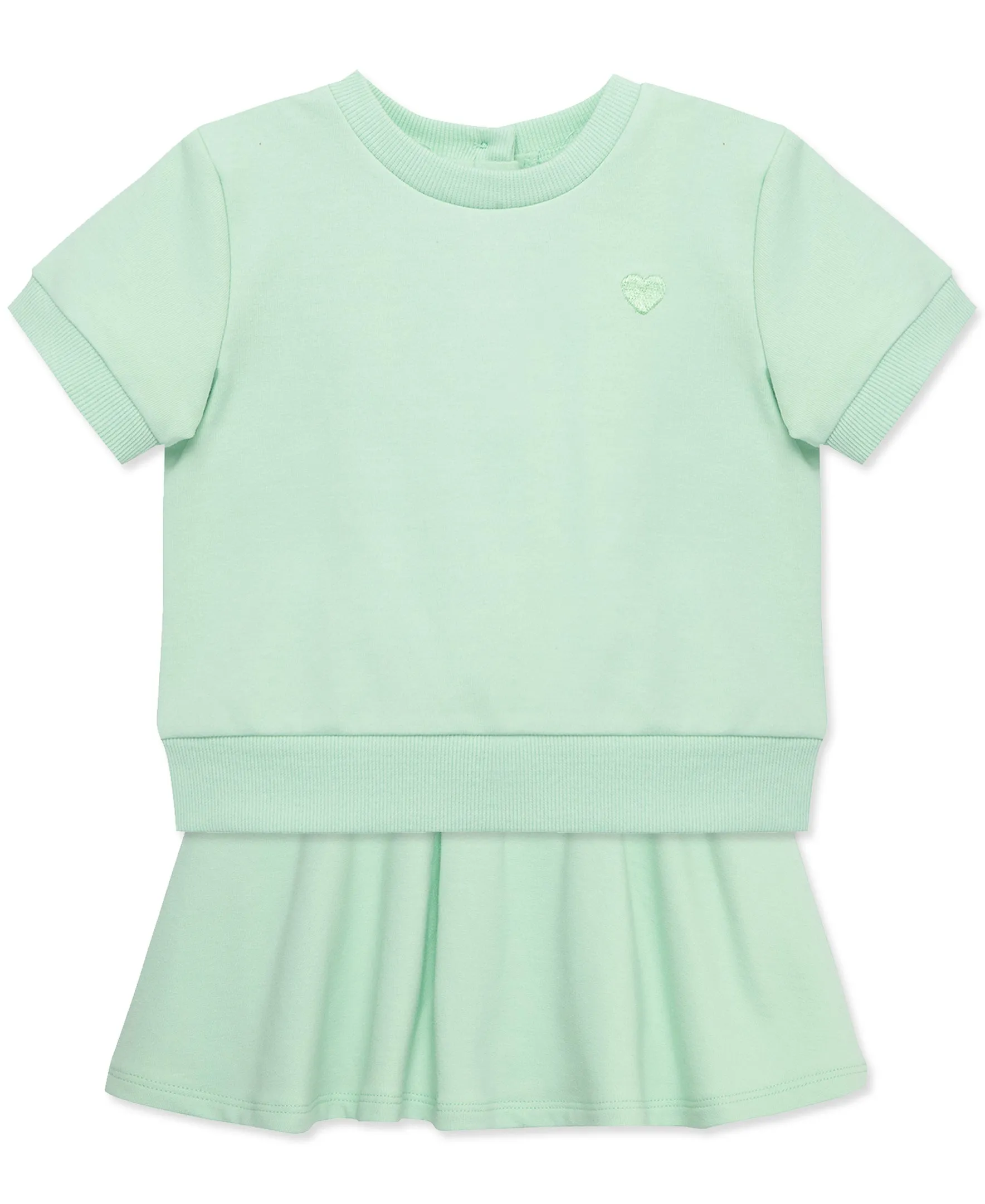 Green 2-Piece Infant Skort Set (12M-24M)