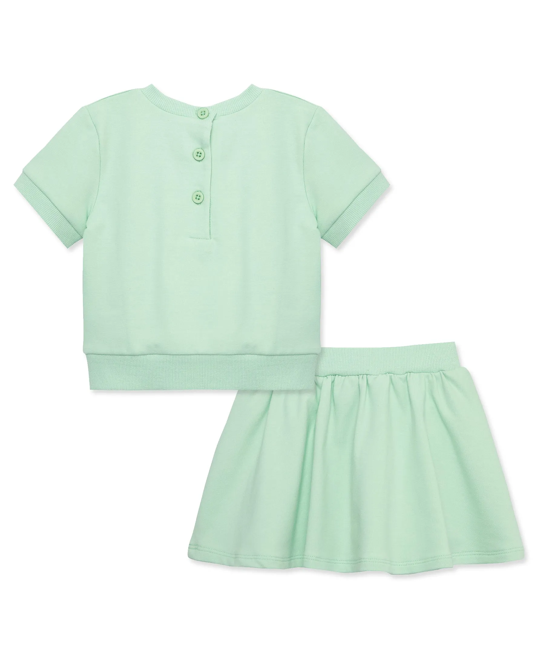 Green 2-Piece Infant Skort Set (12M-24M)