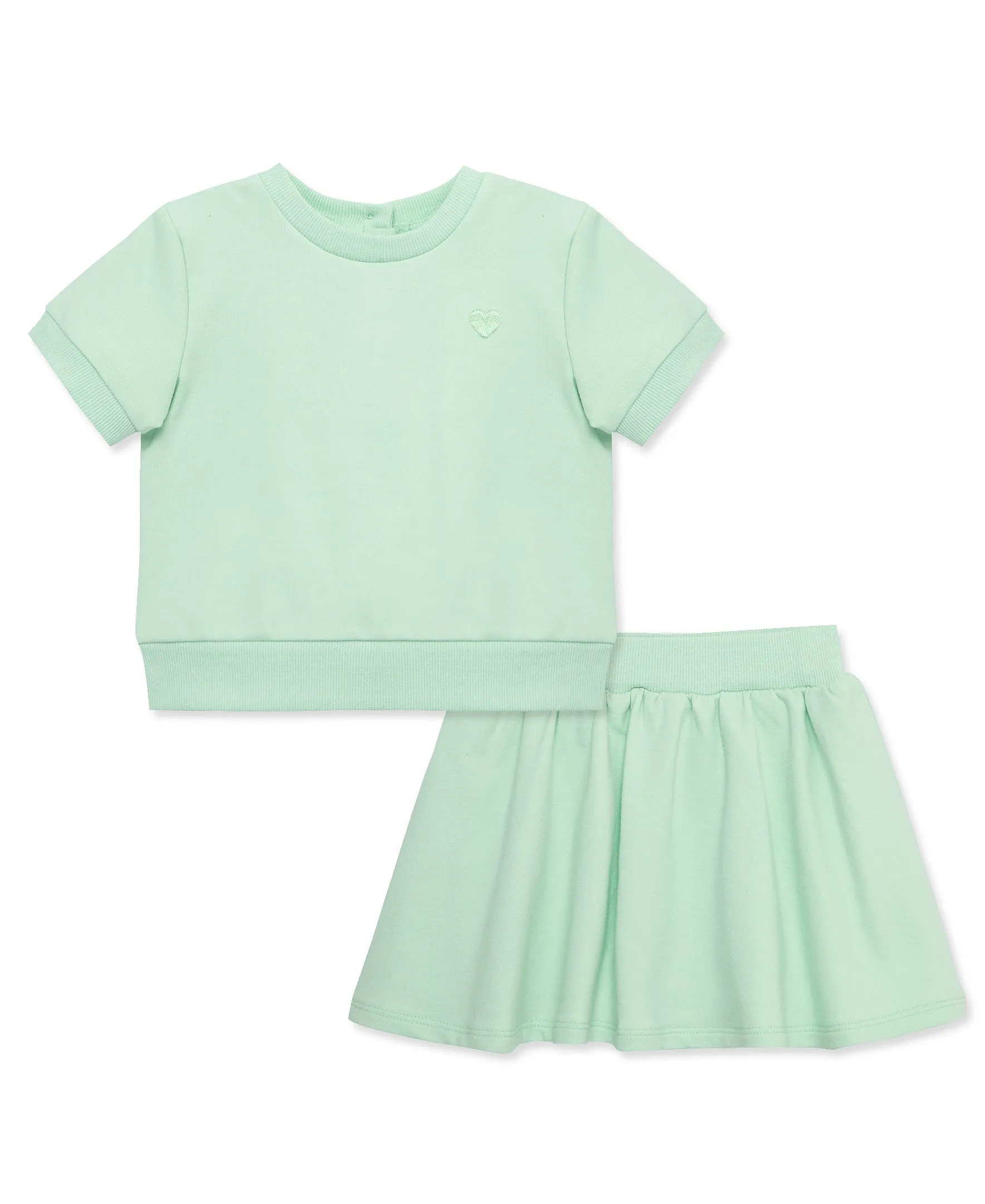 Green 2-Piece Infant Skort Set (12M-24M)