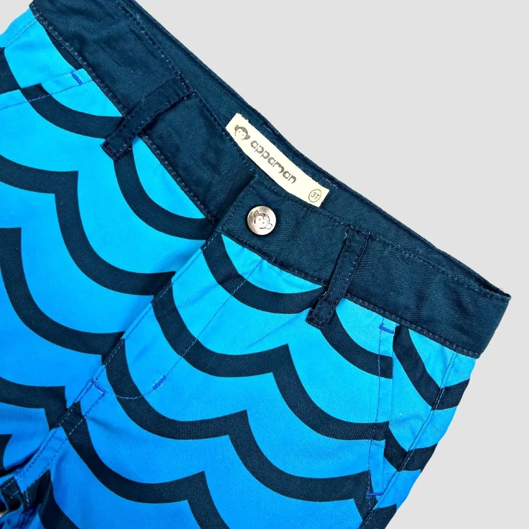 Hybrid Swim Shorts | Wavy Blue