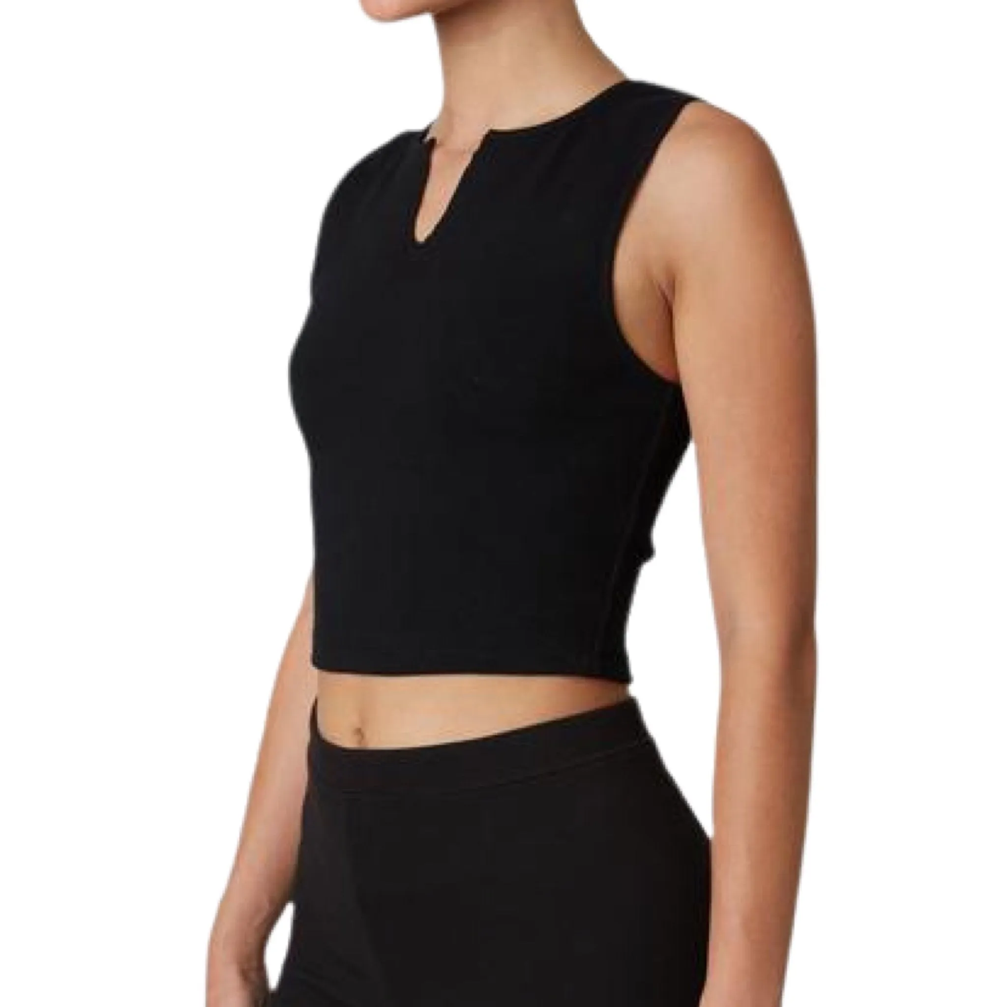 Louise Tank Top - Black.