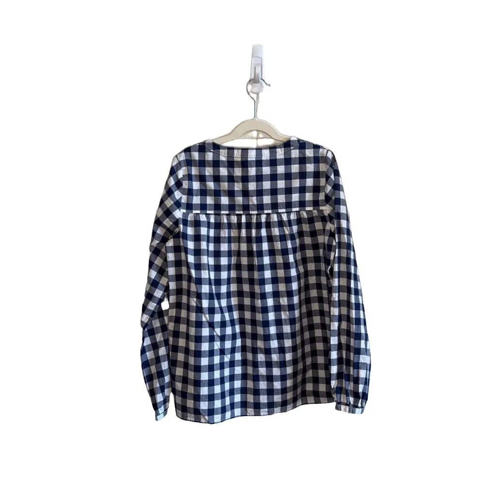 LS Checkered Blouse