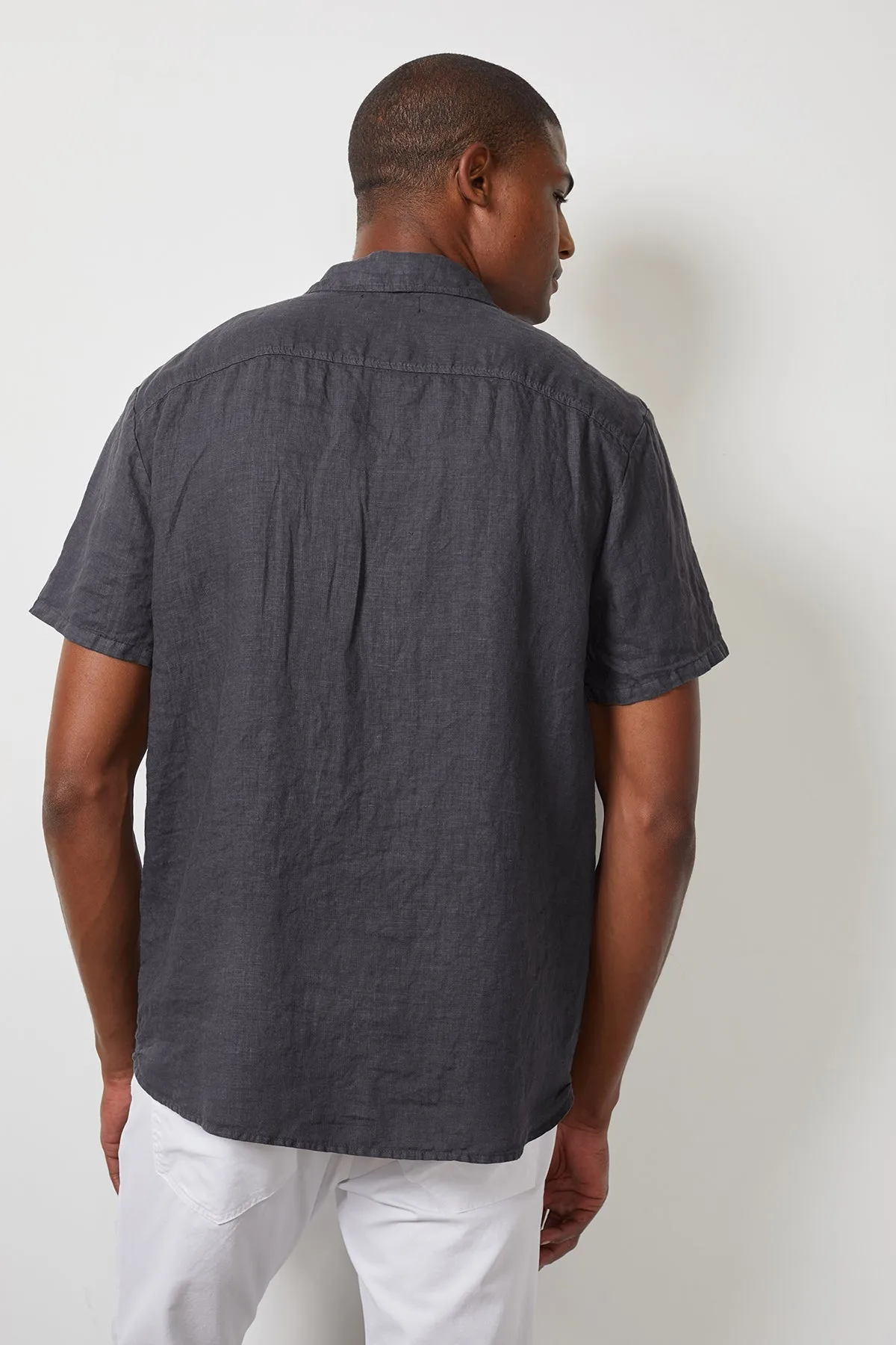 MACKIE LINEN BUTTON-UP SHIRT