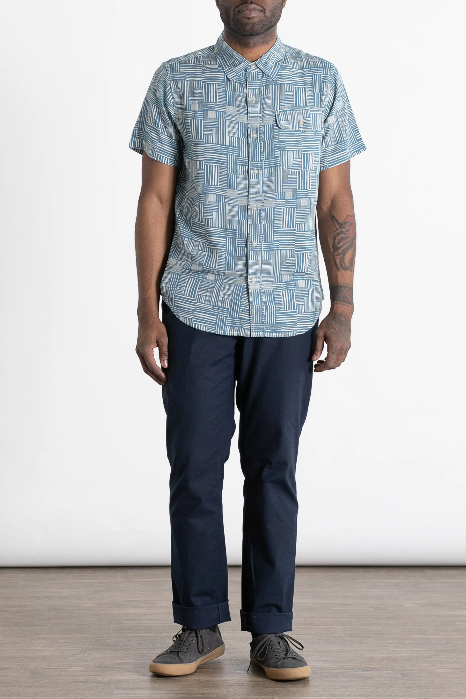 Marten Shirt / Patchwork Print