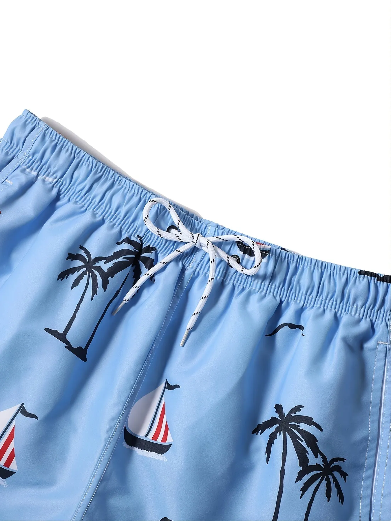 Men's Stylish Cerulean Sports Shorts