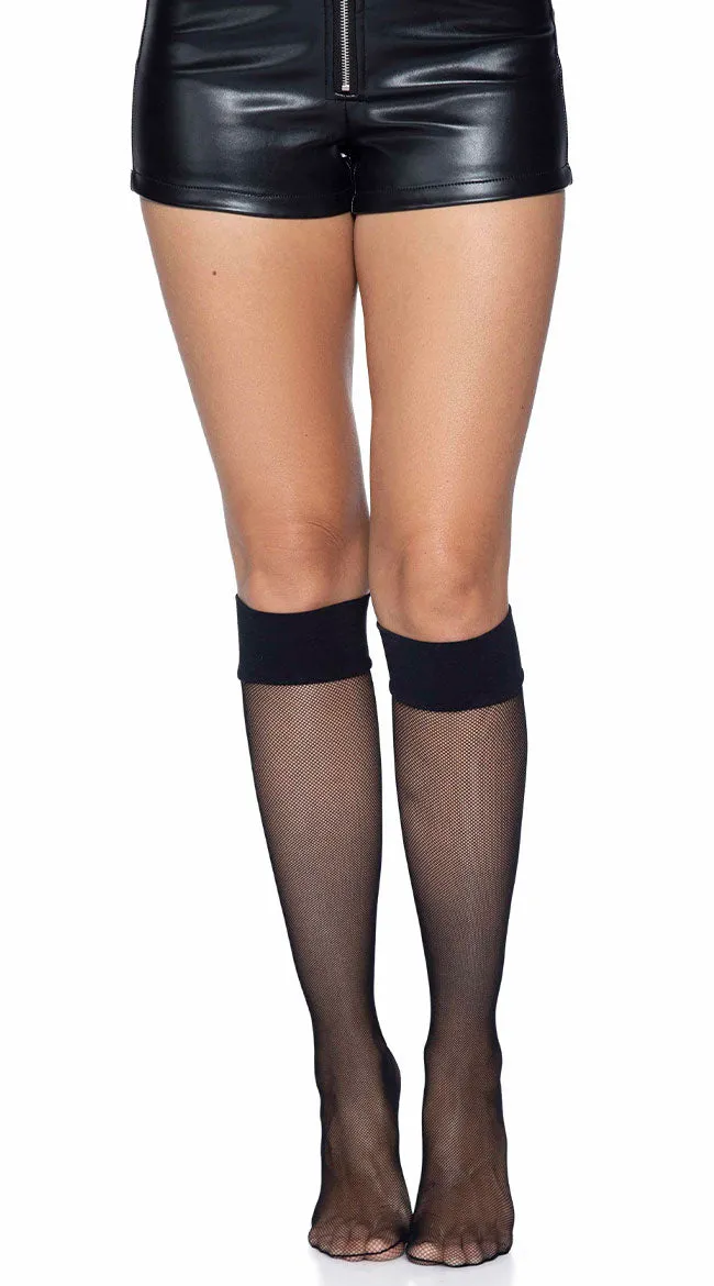 Micro Net Knee Socks