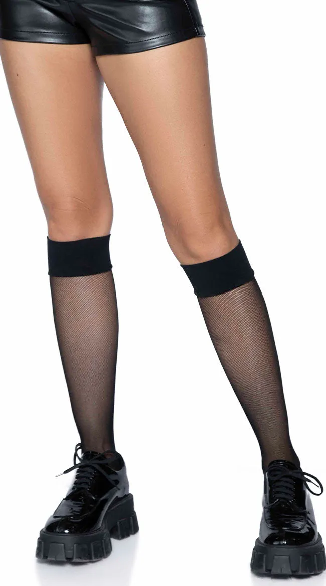 Micro Net Knee Socks