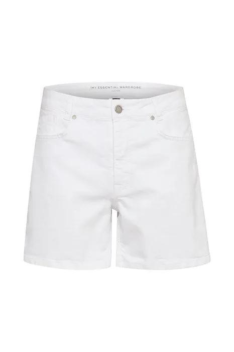 My Essential Wardrobe Stella 131 - Hvide højtaljede shorts