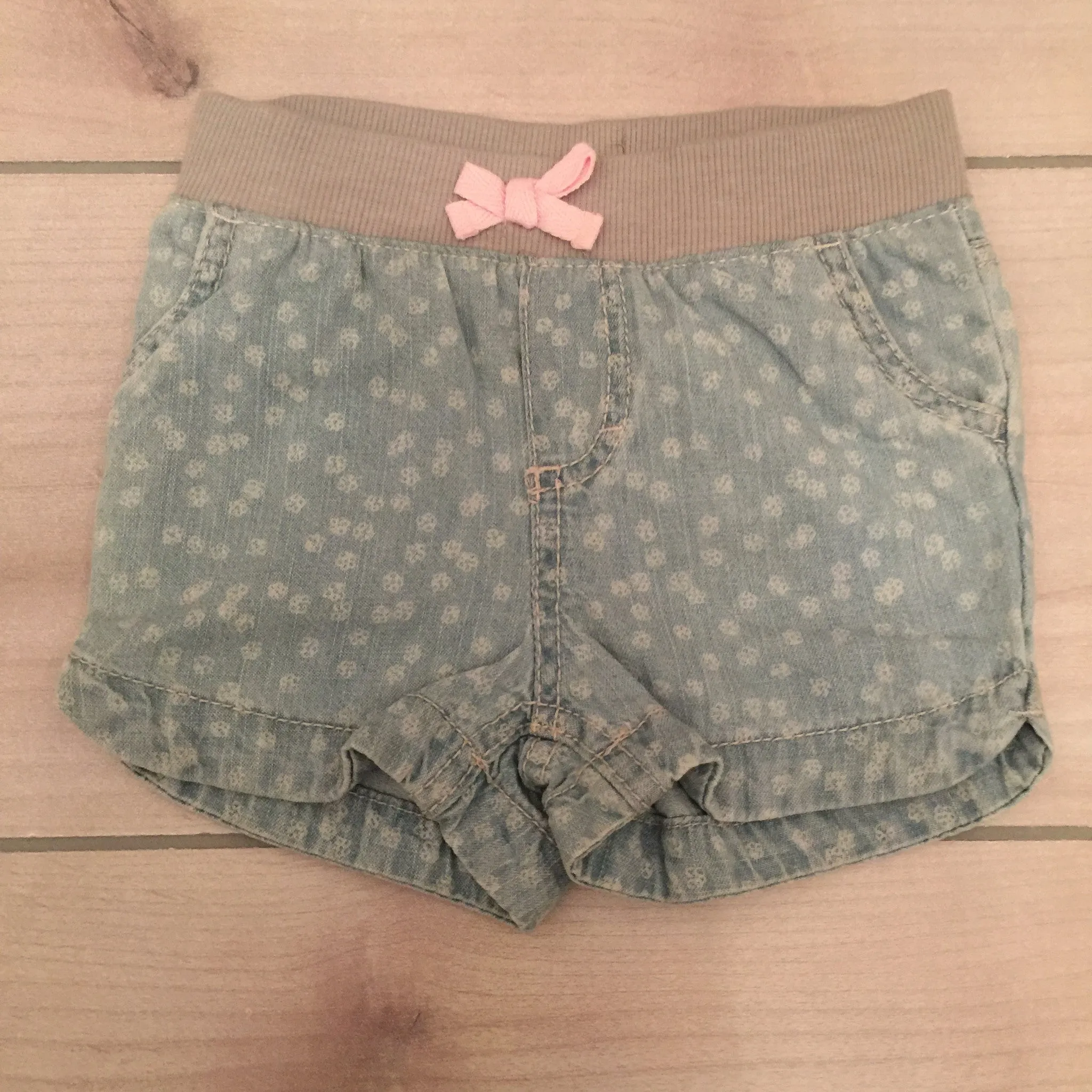 NEW Cherokee Blue Polka Dot Shorts