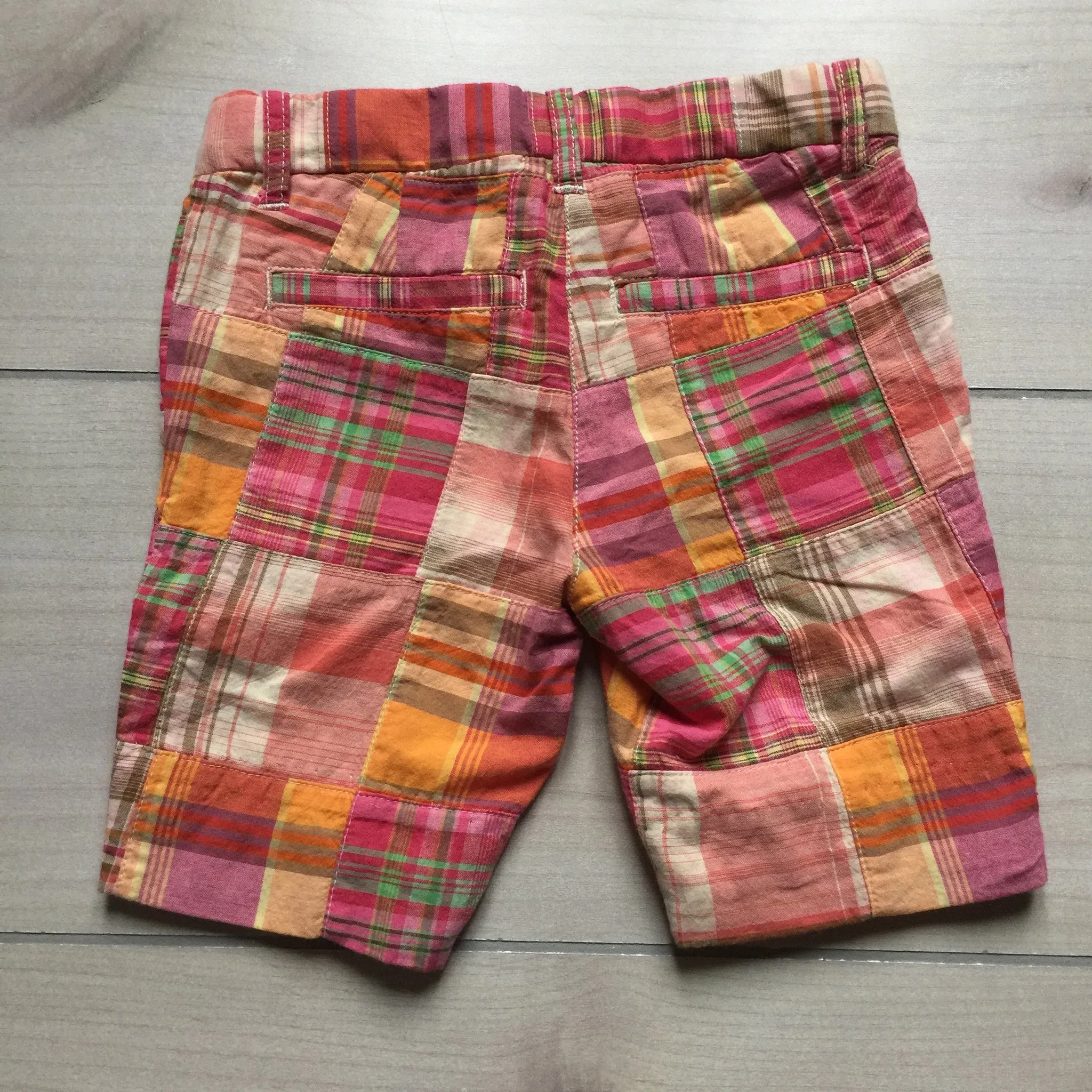 NEW Crewcuts Pink Madras Shorts