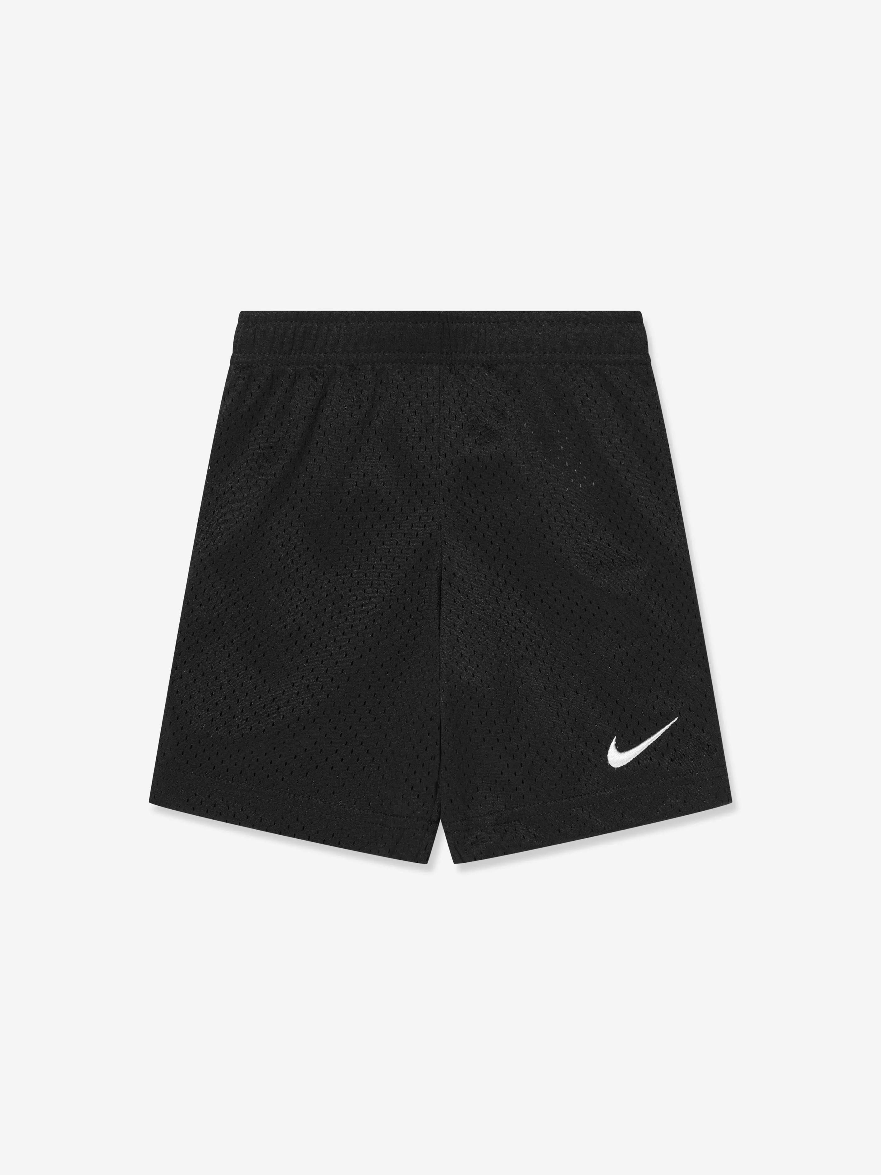 Nike Boys Essential Mesh Shorts in Black