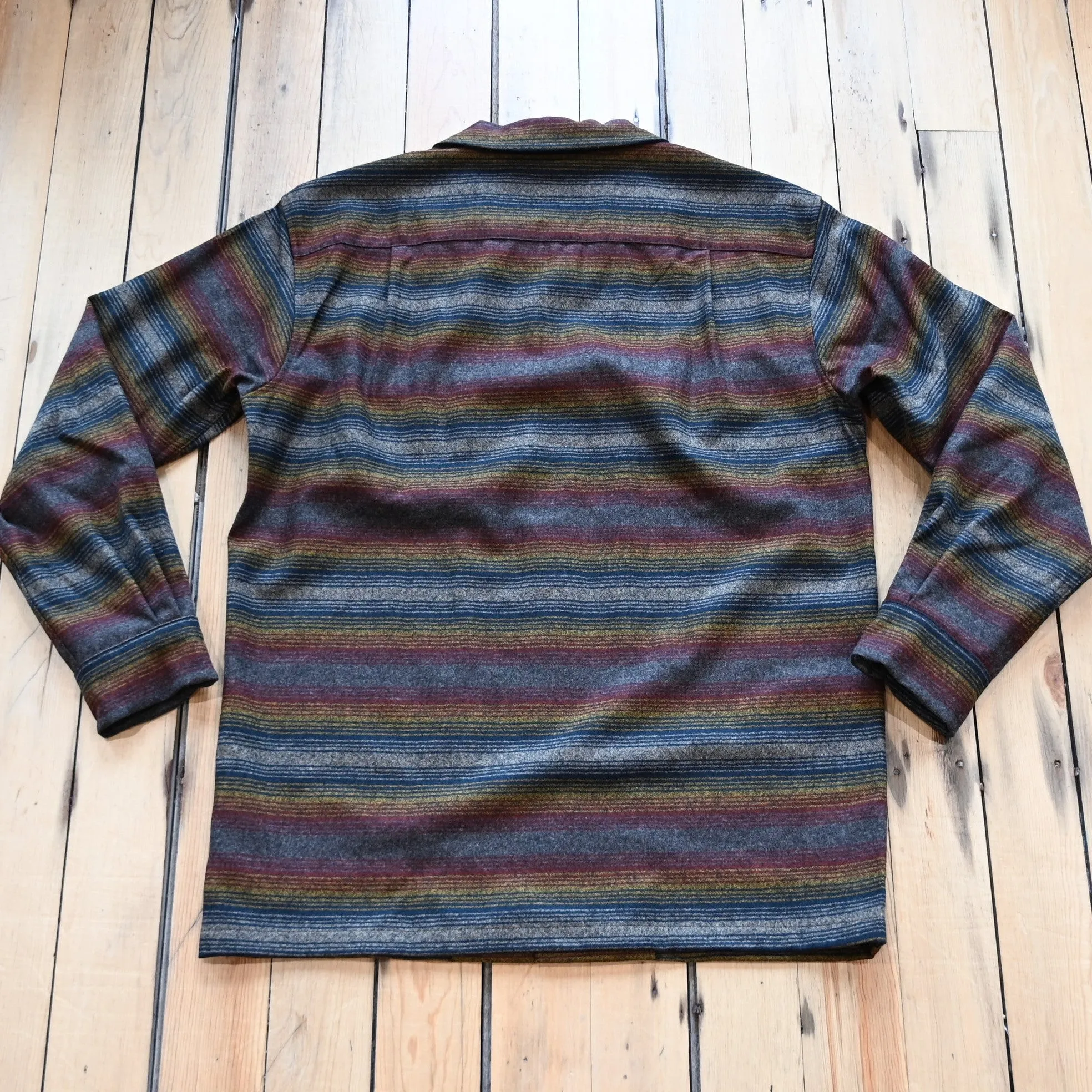 Pendleton Men's Board Shirt Brown Multi Ombre Stripe