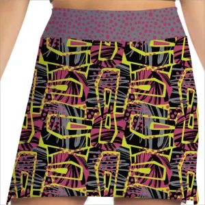 PINK MAZE SKORT FOR WOMEN