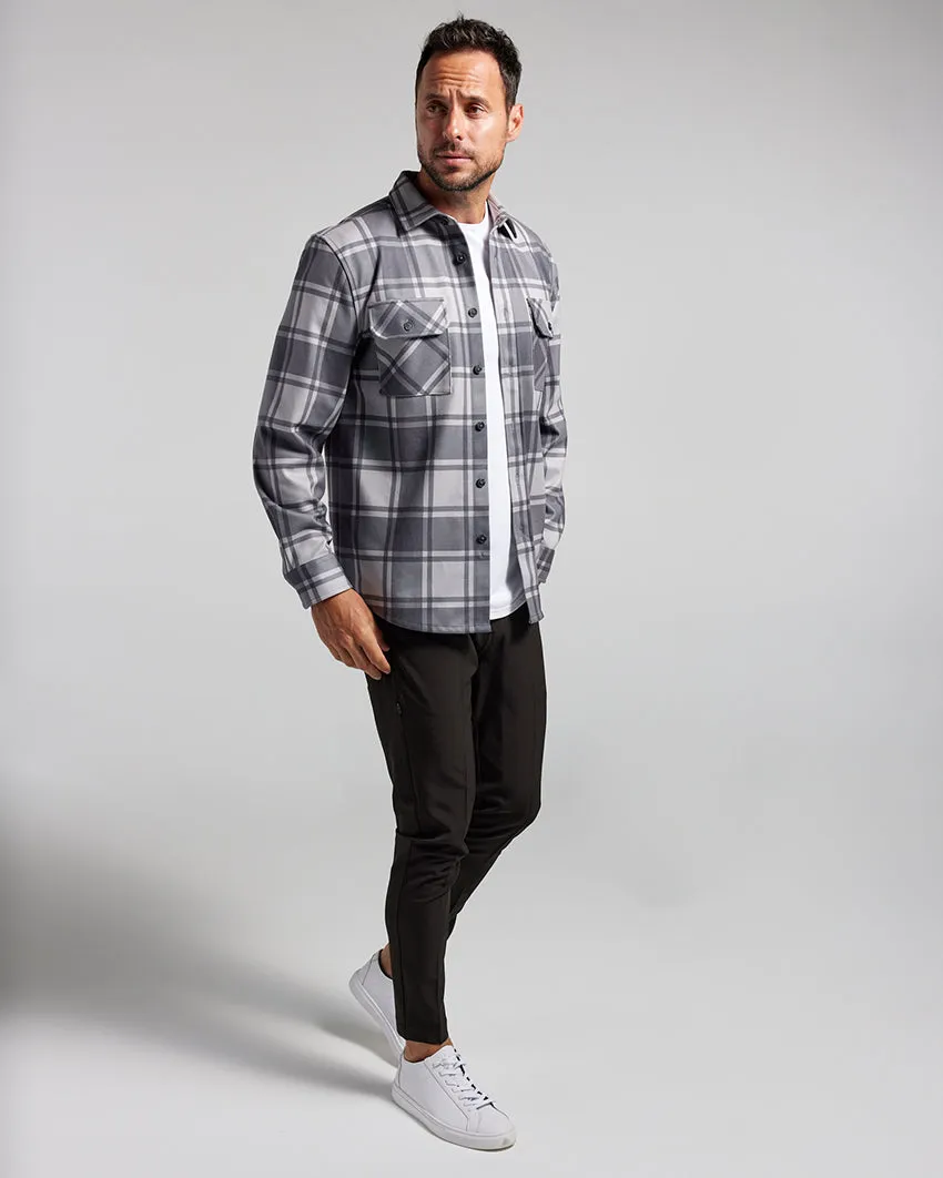 Plaid Coastal Overshirt (Size S)