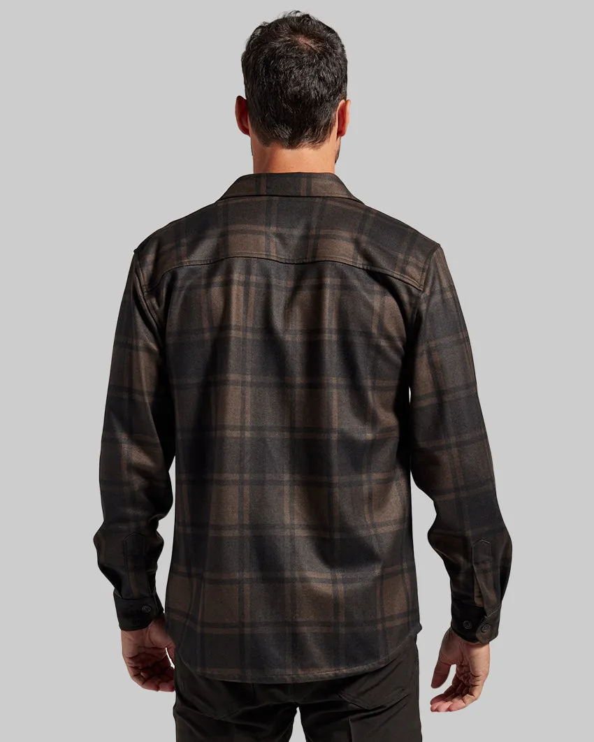 Plaid Coastal Overshirt (Size S)