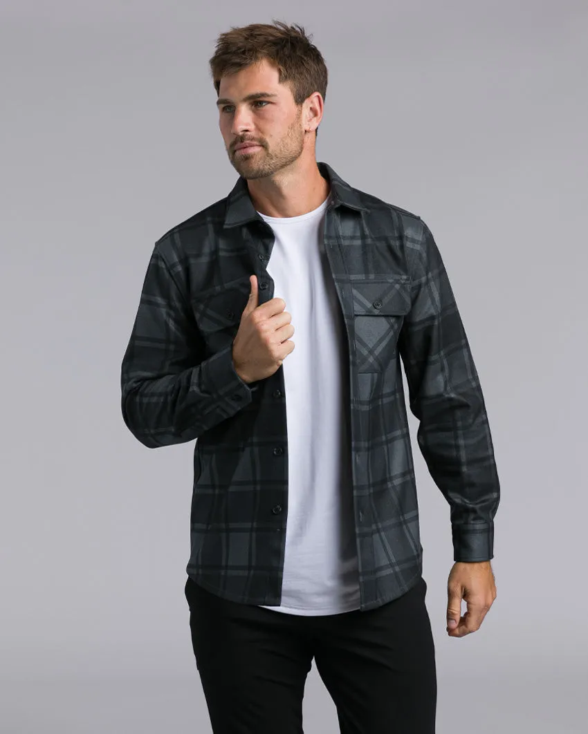 Plaid Coastal Overshirt (Size XL)