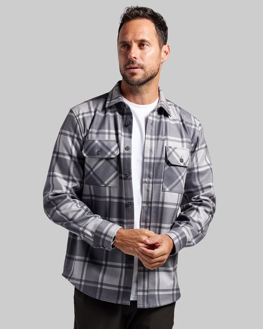 Plaid Coastal Overshirt (Size XL)