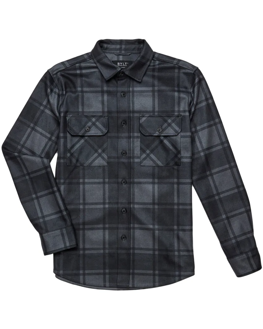 Plaid Coastal Overshirt (Size XL)