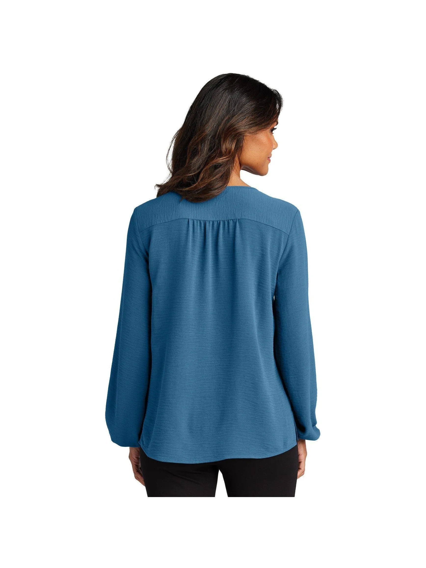 Port Authority Ladies Textured Crepe Blouse