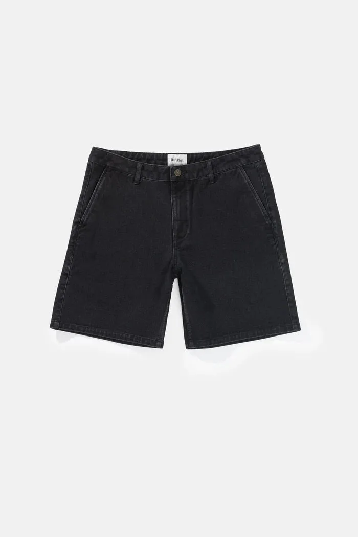 Rhythm Essential Short - WORN BLACK