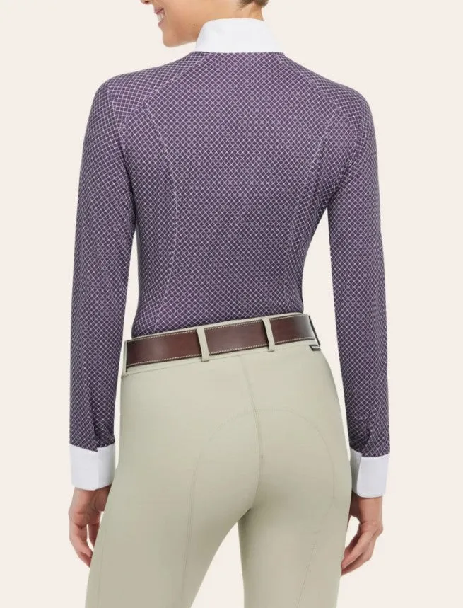 RJ Classics | Plum Micro Links | Liv Show Shirt